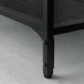 FJÄLLBO Shelf unit, black, 100x136 cm