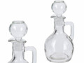 Glass Oil and Vinegar Bottle with Lid