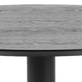 Table Ibiza 80, round, black