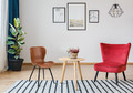 Chair Batilda Retro, brandy/black