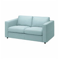 VIMLE Cover for 2-seat sofa, Saxemara light blue