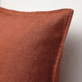 DYTÅG Cushion cover, red-brown, 50x50 cm