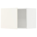 METOD Wall cabinet, white/Vallstena white, 60x40 cm