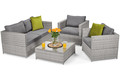 Outdoor Furniture Set MALAGA COMFORT, grey