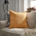 LAGERPOPPEL Cushion cover, yellow-beige, 50x50 cm