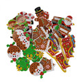 Self-Adhesive Christmas Cookie Decorations, 35 pcs
