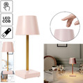 Table Bedside Lamp Blanca LED, touch control, pink