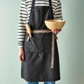 SANDVIVA Apron, dark grey, 69x85 cm