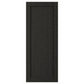 LERHYTTAN Door, black stained, 40x100 cm