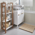 GoodHome Nantua Natural & White Oak Shelving