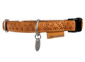 Zolux Dog Collar Mac Leather 10mm, yellow