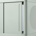 IVÖSJÖN Wash-basin base cabinet, with sliding doors/green, 50x33x57 cm
