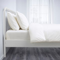 NESTTUN Bed frame, white, Lönset, 160x200 cm