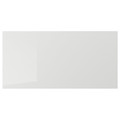 RINGHULT Drawer front, high-gloss light grey, 80x40 cm
