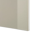 BESTÅ TV storage combination/glass doors, black-brown, 180x42x192 cm