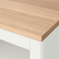 BESTÅ Storage combination with doors, white, Smeviken/Kabbarp white clear glass, 180x42x114 cm