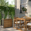 HÅKANSKÄR Coffee table, outdoor/light brown stained, 80x64 cm
