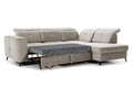 Corner Sofa-Bed Right Belavio L Vogue 2 Beige