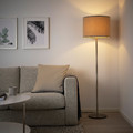 SKAFTET Floor lamp base, brass-colour