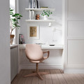 ODGER Swivel chair, white, beige
