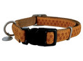 Zolux Dog Collar Mac Leather 10mm, yellow