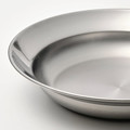 GRILLTIDER Deep plate, stainless steel, 21 cm, 2 pack
