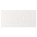 STENSUND Drawer front, white, 40x20 cm