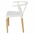 Chair Wicker PP Simplet, white