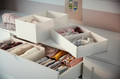 SMÅSTAD / PLATSA Chest of 6 drawers, white with frame, 60x55x123 cm