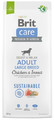 Brit Care Sustainable Adult Large Breed Chicken & Insect Dog Dry Food 12kg