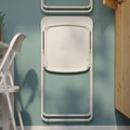 VIHALS Folding chair, white
