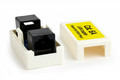 Gembird Cat. 6 LAN Coupler, white