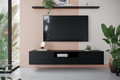 Wall-Mounted TV Cabinet Scalia, matt black