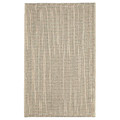 TIPHEDE Rug, flatwoven, natural/black, 50x80 cm