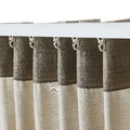 HANNALILL Curtains, 1 pair, light olive-green, 145x300 cm