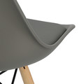 Dining Chair Norden DSW PP, dark grey