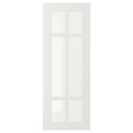 STENSUND Glass door, white, 30x80 cm