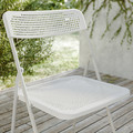 TORPARÖ Chair, in/outdoor, foldable white/grey