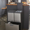 GoodHome Freestanding Kitchen Waste Bin 15 l