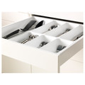 METOD / MAXIMERA Base cab f hob/drawer/2 wire bskts, white/Bodbyn grey, 60x60 cm