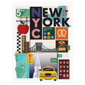 PJÄTTERYD Picture, New York, 30x40 cm