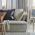 DYTÅG Cushion cover, grey-green, 50x50 cm
