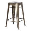 Bar Stool Paris 66cm, metallic