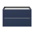 Goodhome Wall-mounted Basin Cabinet Imandra 100cm, matt dark blue