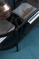 Coffee Table Bayonne, oval, black