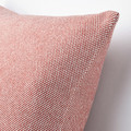 SANDTRAV Cushion cover, red/white, 45x45 cm