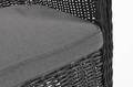 Outdoor Armchair ATENA, black