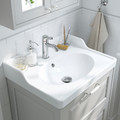 TÄNNFORSEN / RUTSJÖN Wash-stnd w drawers/wash-basin/tap, light grey, 102x49x74 cm