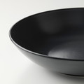 FÄRGKLAR Deep plate, matt dark grey, 23 cm, 4 pack