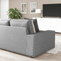 KIVIK 2-seat sofa, Tibbleby beige/grey